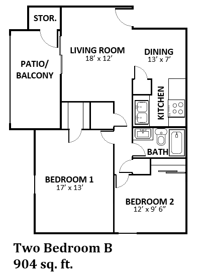 Two Bedroom B